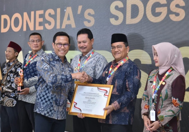 Kota Jambi Raih Peringkat II Nasional di Indonesia SDG Action Award 2025