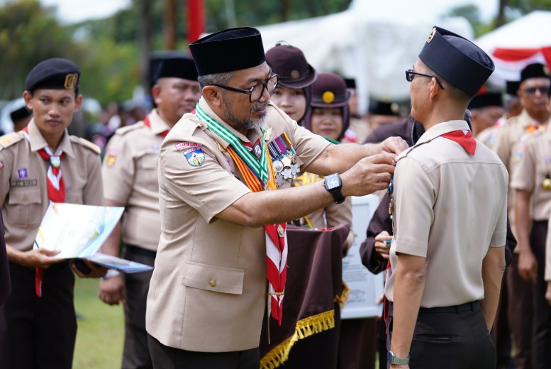 Sekda Sudirman Tekankan Peran Strategis Pramuka dalam Pembentukan Karakter Pemuda