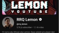 Review Channel YouTube RRQ Lemon: Gameplay Jenius yang Bikin MLBB Terasa Level Dewa! Review Channel YouTube RRQ Lemon: Gameplay Jenius yang Bikin MLBB Terasa Level Dewa!