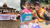 PT SAS dan Group mengirim bantuan logistik, tim kesehatan, obat-obatan serta tim trauma healing untuk mengajak anak-anak di beberapa titik bencana Sumbar untuk bermain bersama.