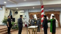 Bupati Merangin H. M. Syukur resmi melantik dan mengambil sumpah Zulhifni sebagai Sekretaris Daerah (Sekda) Kabupaten Merangin. Prosesi pelantikan berlangsung khidmat di Aula Rumah Dinas Bupati, Senin (8/12/2025).