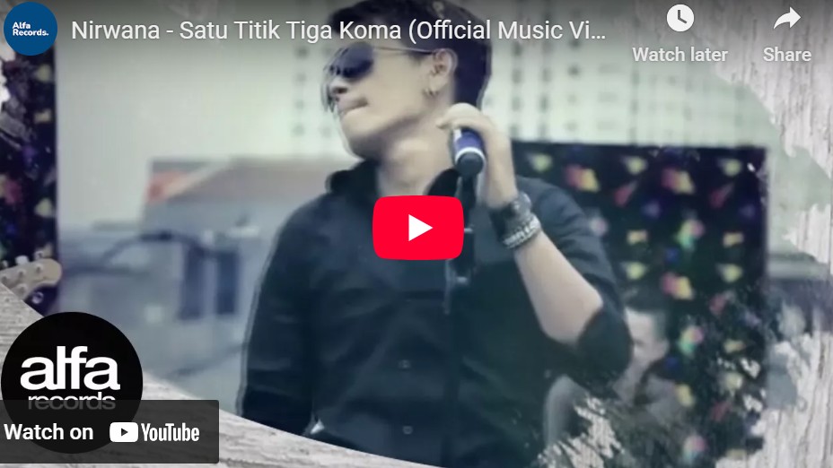 lagu 1 titik 3 koma nirwana band.