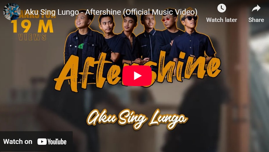 lagu aku sing lungo aftershine.