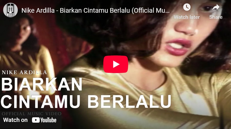 lagu biarkan cinta berlalu nike ardila.