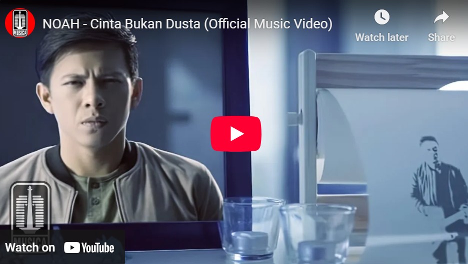 lagu cinta bukan dusta noah.