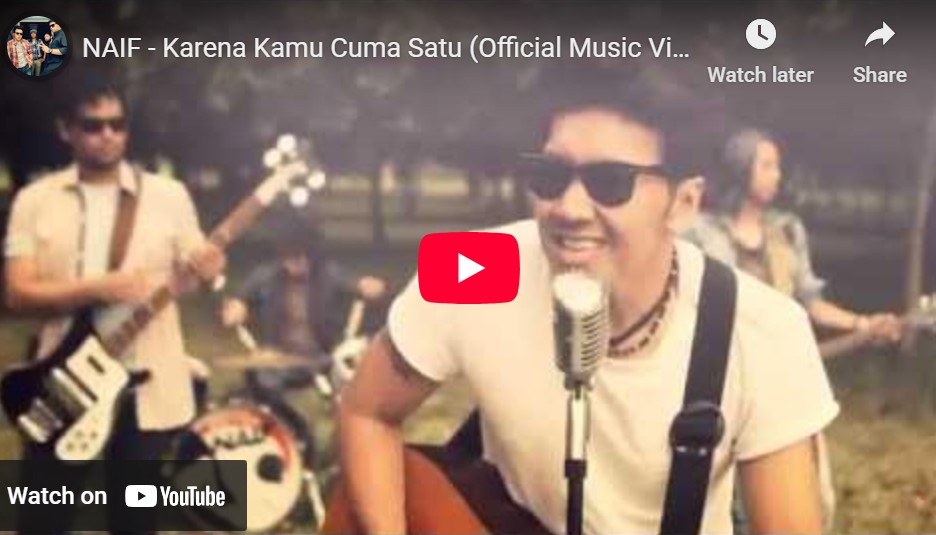 lagu karena kamu cuma satu naif.