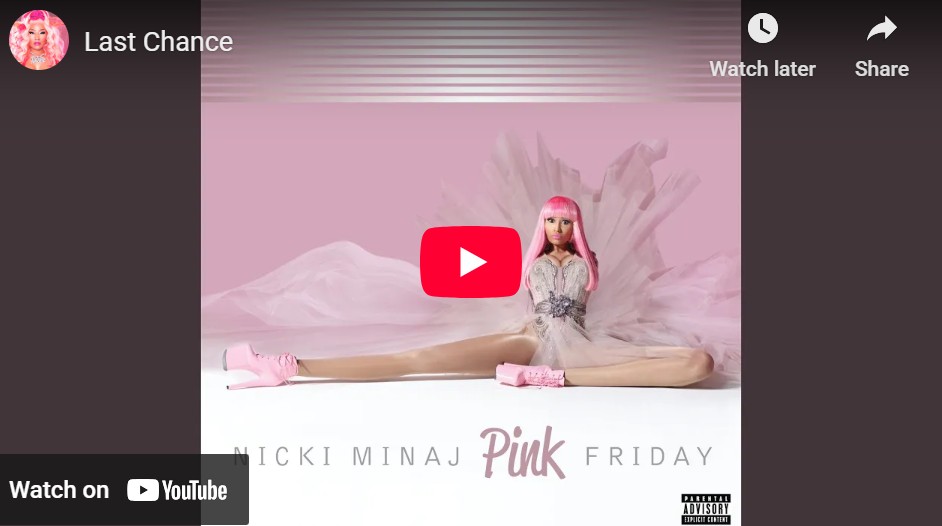 lagu last chance nicki minaj. lagu last chance nicki minaj.