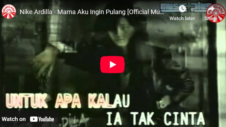 lagu mama aku ingin pulang nike ardila.
