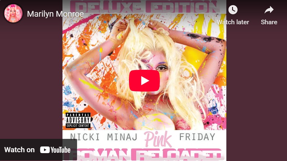 lagu marilyn monroe nicki minaj. lagu marilyn monroe nicki minaj.