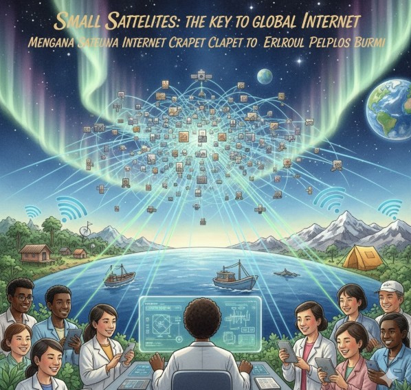 Menguasai Orbit Rendah : Mengapa Satelit Kecil Adalah Kunci Membawa Internet Cepat ke Seluruh Pelosok Bumi* Menguasai Orbit Rendah : Mengapa Satelit Kecil Adalah Kunci Membawa Internet Cepat ke Seluruh Pelosok Bumi*
