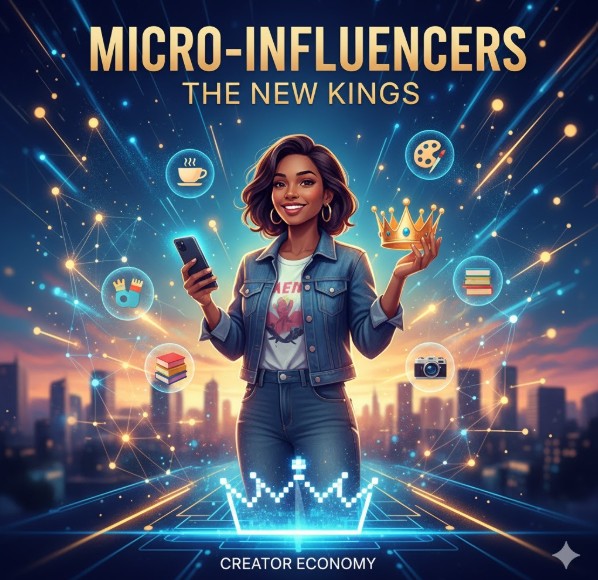 Bukan Lagi Soal Jutaan Follower: Mengapa Micro-Influencer Adalah Raja Baru dalam Ekonomi Kreator Bukan Lagi Soal Jutaan Follower: Mengapa Micro-Influencer Adalah Raja Baru dalam Ekonomi Kreator