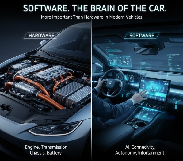 Mengapa Software Kini Lebih Penting dari Hardware di Mobil Modern?