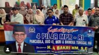 H Bakri Sosialisasikan 4 Pilar MPR RI di Muaro Sebapo Muaro Jambi H Bakri Sosialisasikan 4 Pilar MPR RI di Muaro Sebapo Muaro Jambi