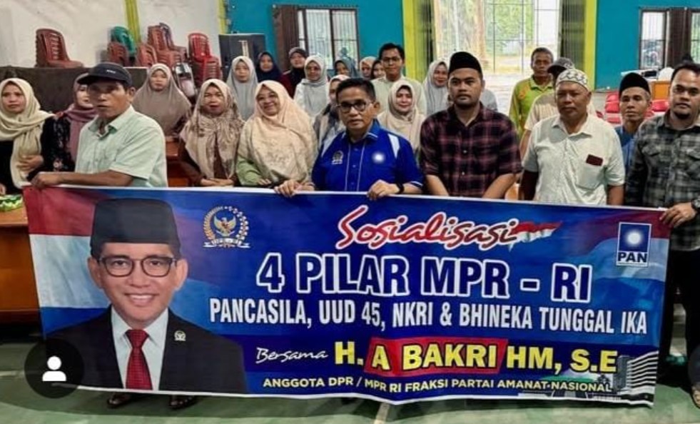 H Bakri Sosialisasikan 4 Pilar MPR RI di Muaro Sebapo Muaro Jambi H Bakri Sosialisasikan 4 Pilar MPR RI di Muaro Sebapo Muaro Jambi
