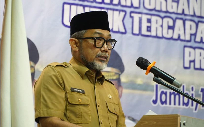 Sekda Sudirman Buka Rakerprov KONI, Harapkan Keputusan Strategis Majukan Olahraga Jambi