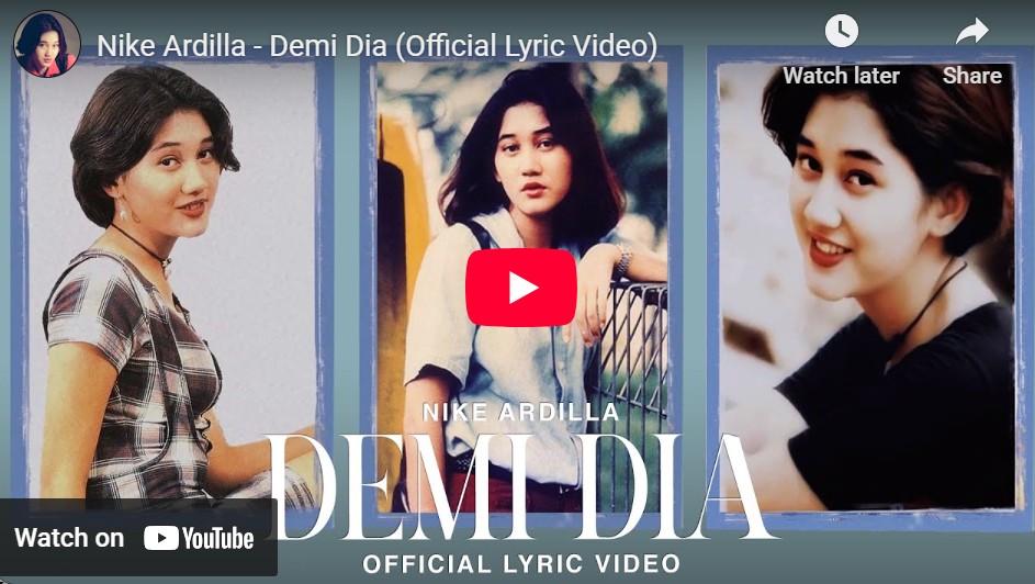 Lagu Demi Dia - Nike Ardile.