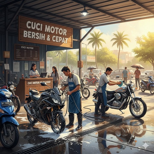 bisnis cuci motor & detailing strategi sederhana agar pelanggan antre setiap hari