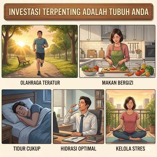 investasi terpenting adalah tubuh anda 5 kebiasaan sederhana agar tetap sehat di tengah kesibukan