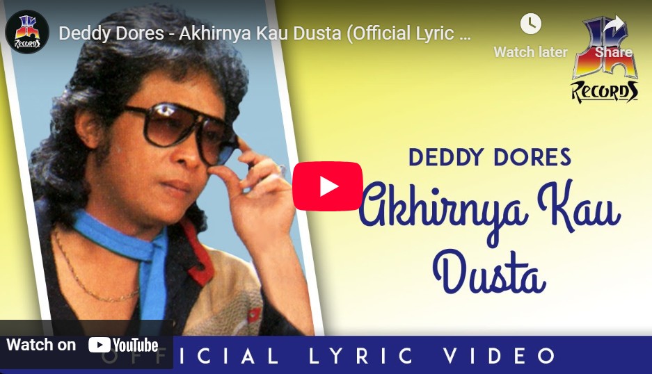lagu akhirnya kau pergi deddy dores.