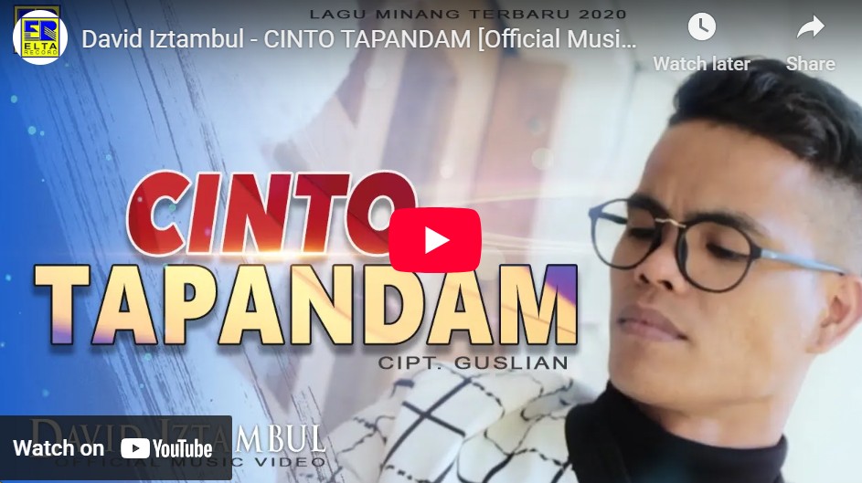 lagu cinto tapandam david iztambul.
