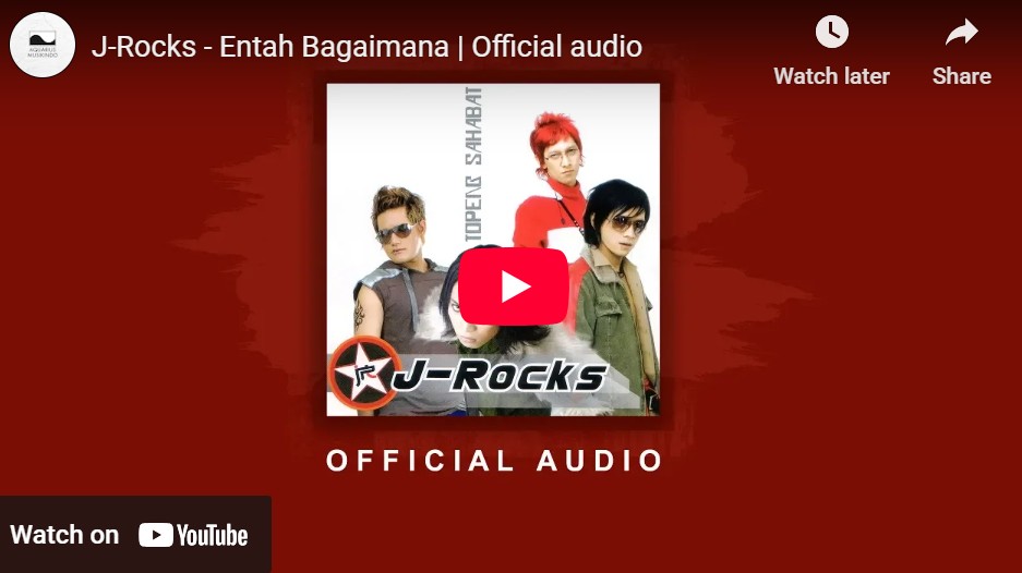 lagu entah bagaimana j rocks.