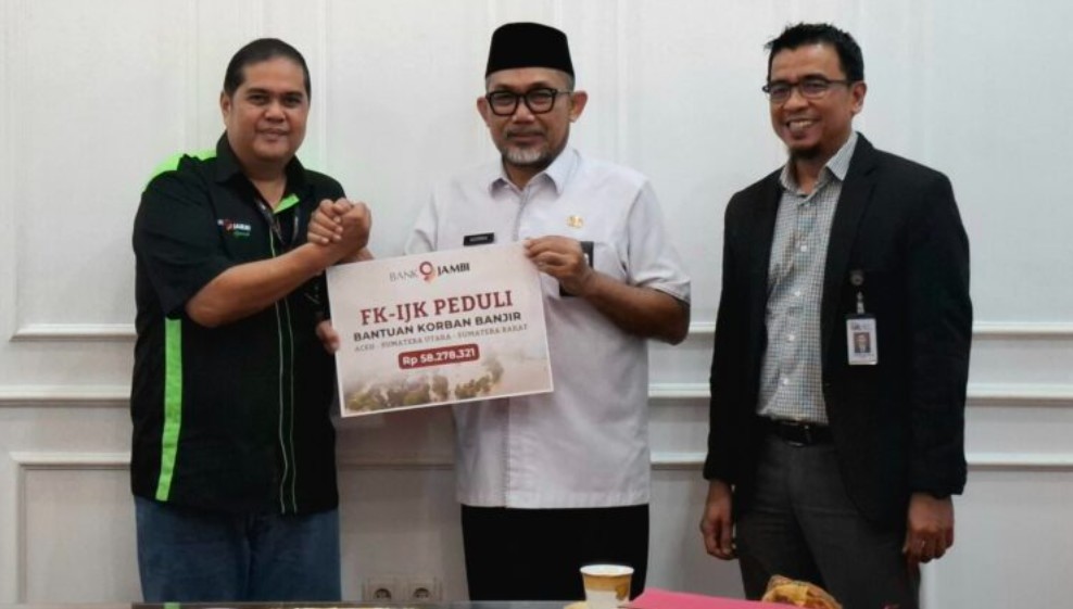 Bank Jambi Kumpulkan Dana 158 Juta Bantu Korban Bencana di Tiga Provinsi Tetangga