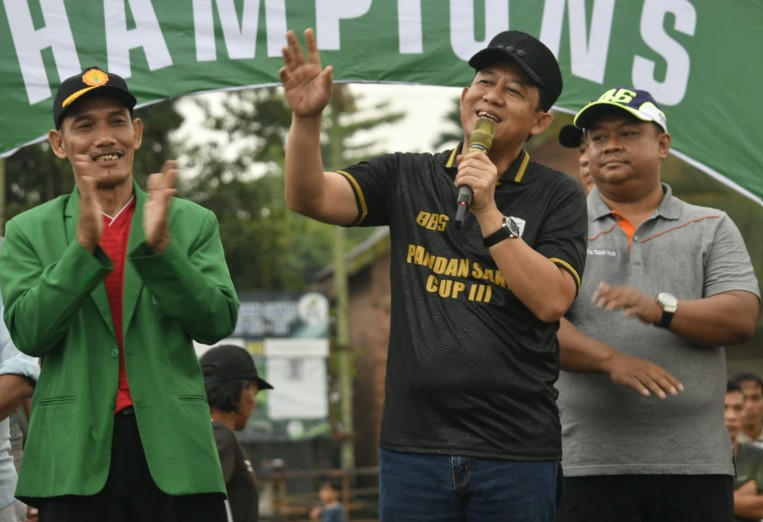 Laga Panas Semifinal, BBS Turun Langsung Dukung Tim Muaro Jambi