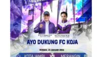 Maulana-Diza Ajak Warga Jambi Dukung FC Koja Hadapi Merangin di Final Piala Gubernur Cup 2026