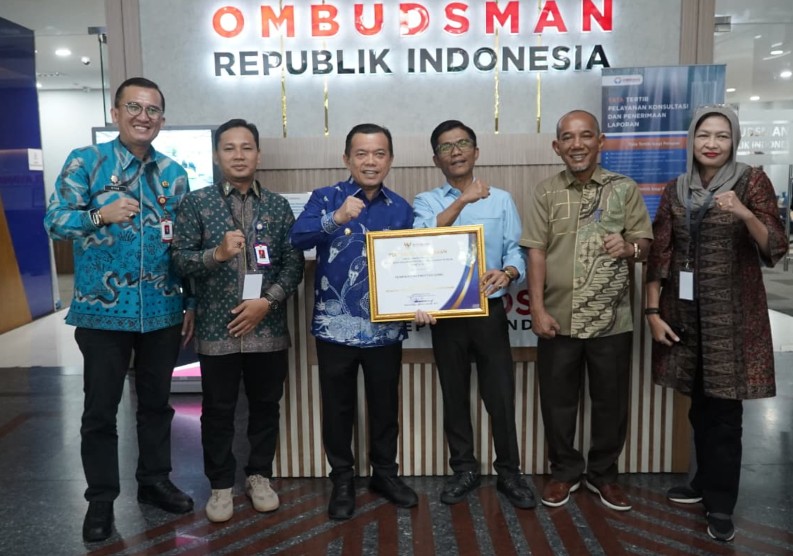 Peringkat 1 Nasional, Pemprov Jambi Raih Opini Tertinggi Ombudsman RI Tanpa Maladministrasi Pelayanan Publik Peringkat 1 Nasional, Pemprov Jambi Raih Opini Tertinggi Ombudsman RI Tanpa Maladministrasi Pelayanan Publik