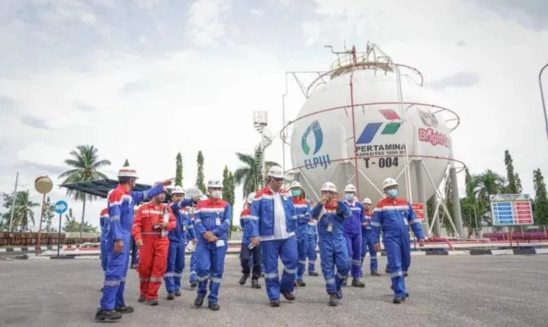 Pertamina Patra Niaga Regional Sumatra Bagian Selatan (Sumbagsel) memastikan ketersediaan dan pemerataan distribusi LPG subsidi 3 kilogram di Kabupaten Merangin tetap berjalan lancar dan sesuai ketentuan. Dok: Net (Antara)