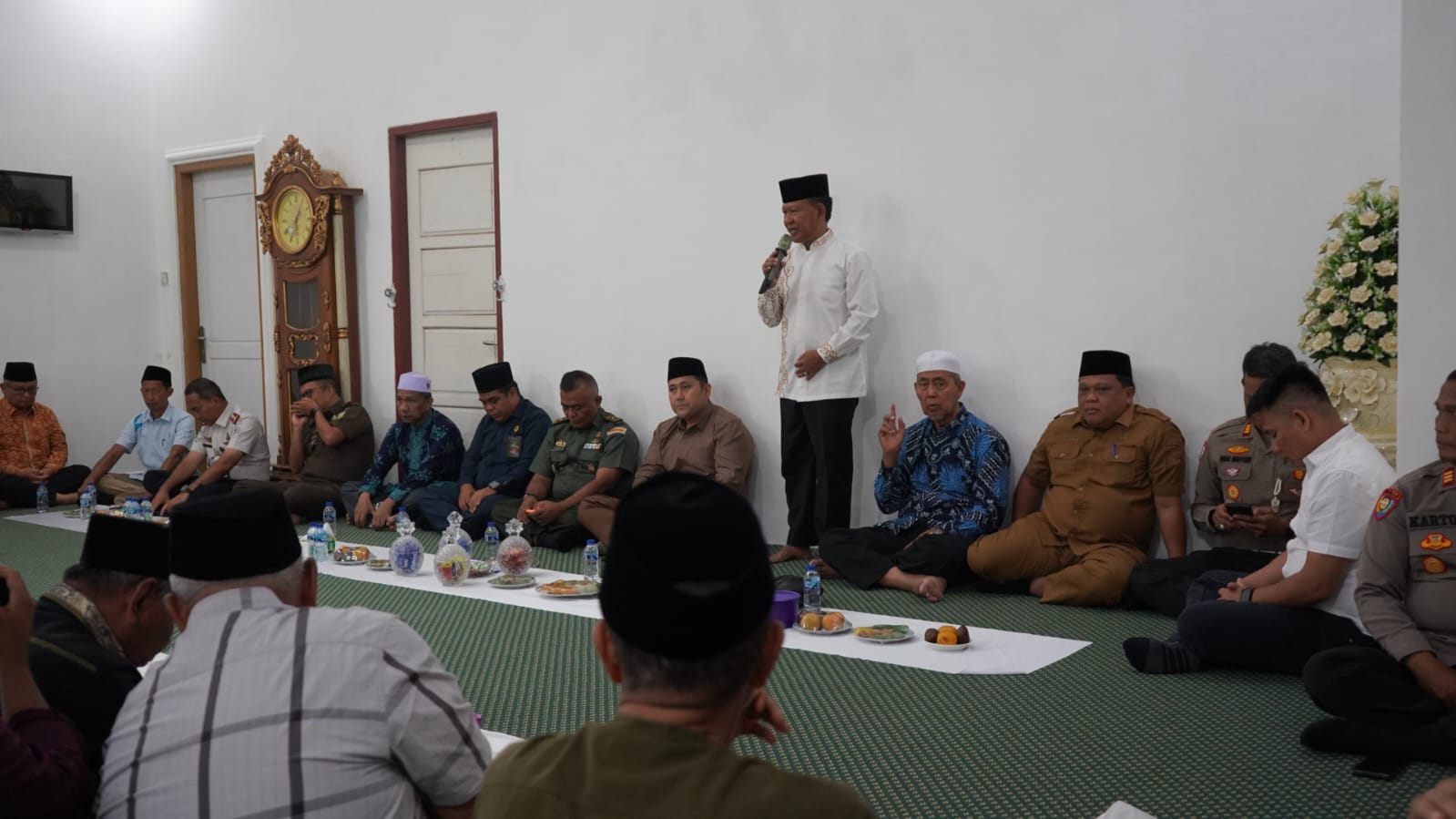 Wakil Bupati Merangin, A. Khafid, menggelar acara syukuran menempati rumah dinas di lingkungan Kelurahan Pematang Kandis, Bangko, Selasa (10/2/2026).