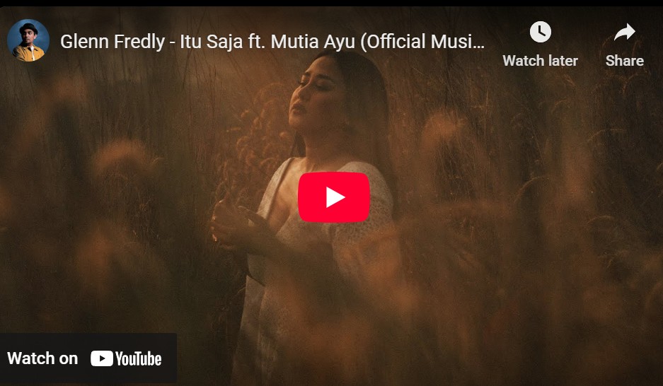 lagu itu saja glenn fredly.