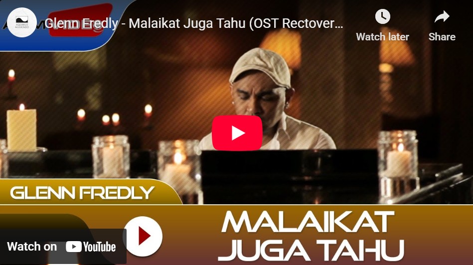 lagu malaikat juga tau glenn fredly.