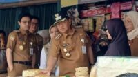 jelang idul fitri, wali kota dan wawako jambi sidak pasar talang banjar