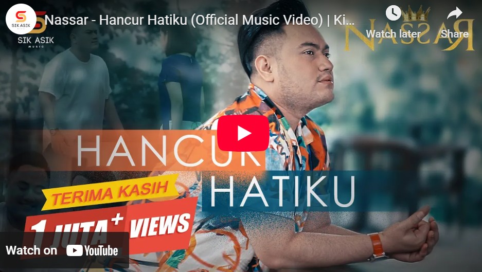 lagu hancur hatiku nassar.