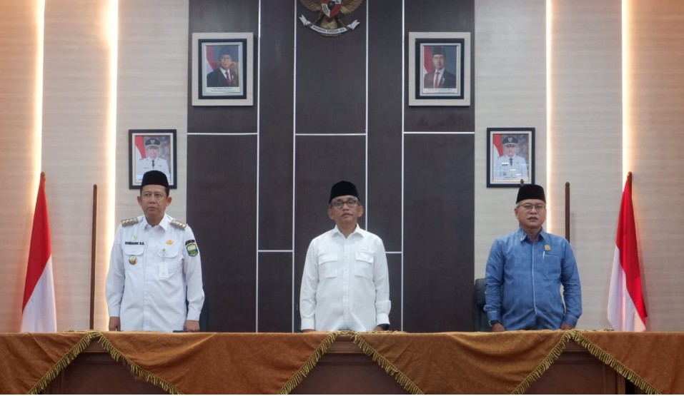 Ketua DPRD Muaro Jambi Aidi Hatta Hadiri Kunker DPR RI Bahas Komitmen Percepatan Pembangunan Infrastruktur