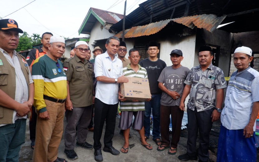 Wabup Jun Mahir Turun ke Lokasi Kebakaran, Janji Percepat Pendataan dan Perbaikan Hunian