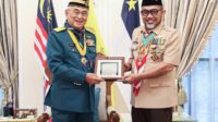 Pererat Hubungan Jambi-Malaysia, Gubernur Al Haris Dianugerahi Bintang Semangat Rimba Emas