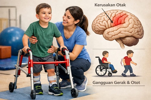 apa itu penyakit cerebral palsy penjelasan lengkap, penyebab, gejala, dan cara penanganannya