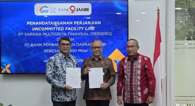 bank jambi gandeng smf, perkuat kredit perumahan dengan fasilitas rp200 miliar