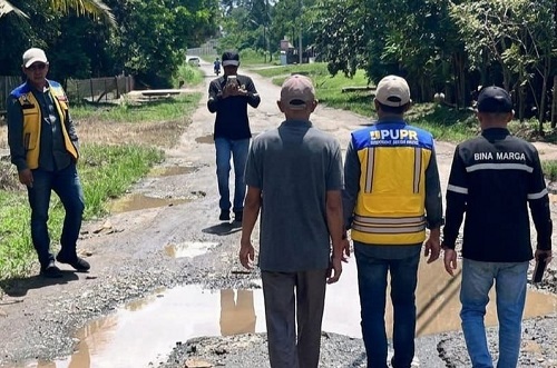 bukan sekadar janji, dinas putr jambi siapkan skema inpres untuk jalan padang lamo