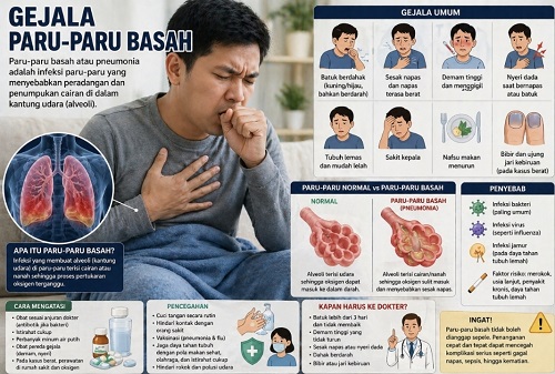 gejala paru paru basah tanda, penyebab, dan cara mengatasi pneumonia sejak dini