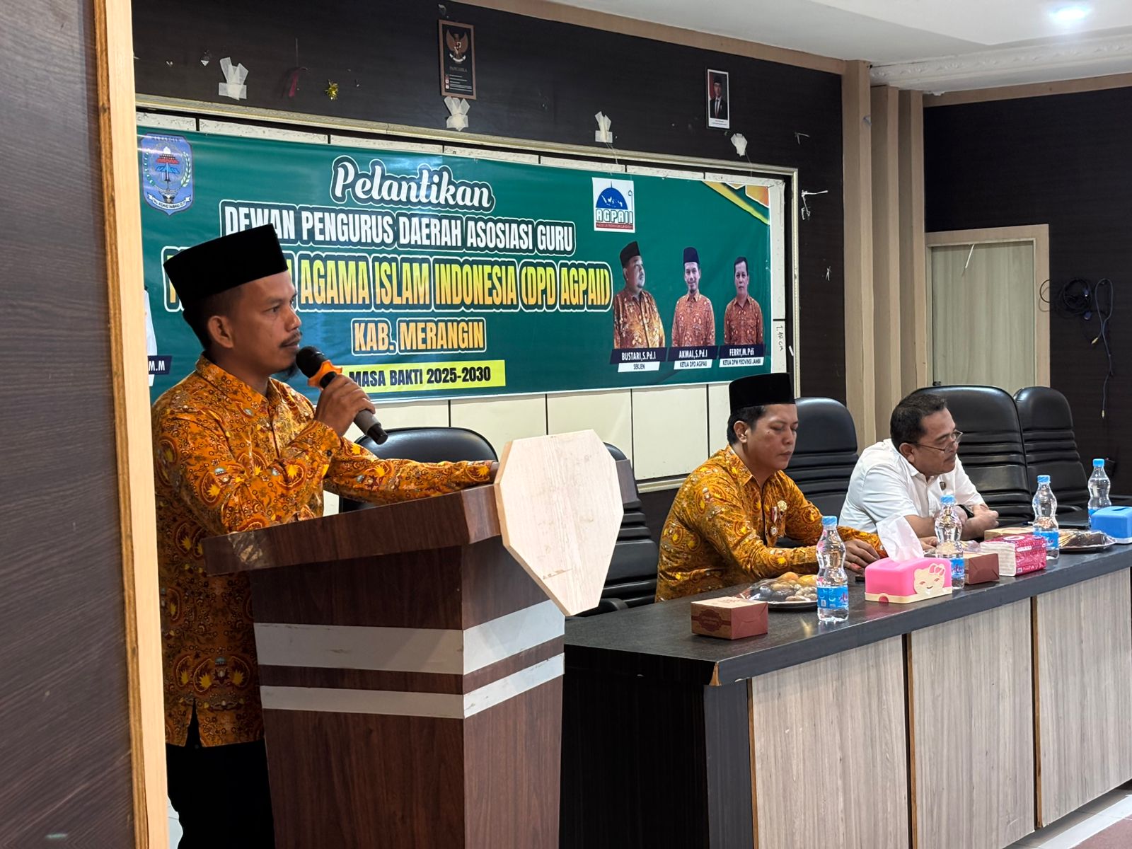 Ketua DPD AGPAII Kabupaten Merangin, Akmal S.Pd.i Masa Bakti 2025-2030. Sabtu (18/4/2026). Foto: edo