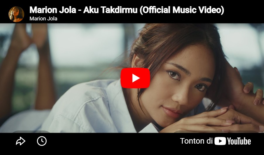 lagu aku takdirmu marion jola.