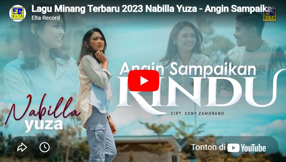 lagu angin sampaikan rindu nabila yuza.