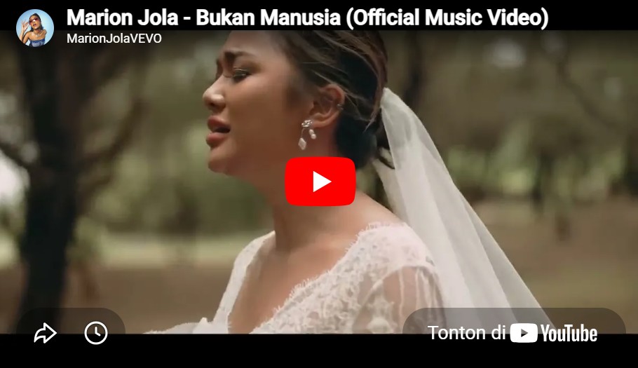 lagu bukan manusia marion jola.