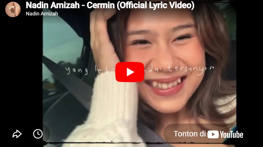 lagu cermin nadin amizah.