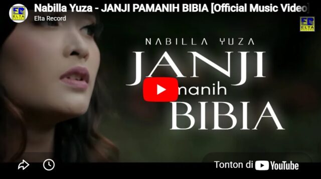 lagu janji pamanih bibia nabila yuza.