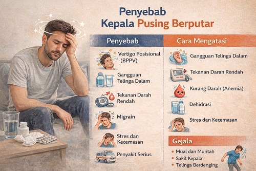 penyebab kepala pusing berputar kenali gejala, bahaya, dan cara mengatasinya dengan cepat