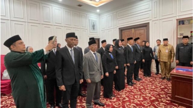 Ini 13 Pejabat Esellon III Pemprov Jambi yang Baru Dilantik